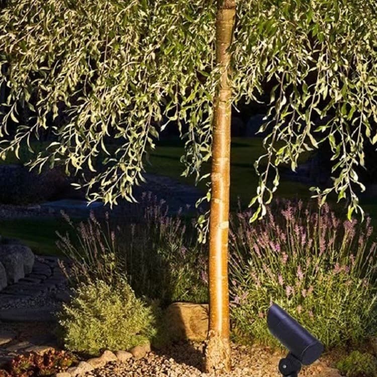 Landscape Park Spotlight LED Courtyard Garden Outdoor Ground Insertion Villa Tree Light, Lawn Tree Light Waterproof Square