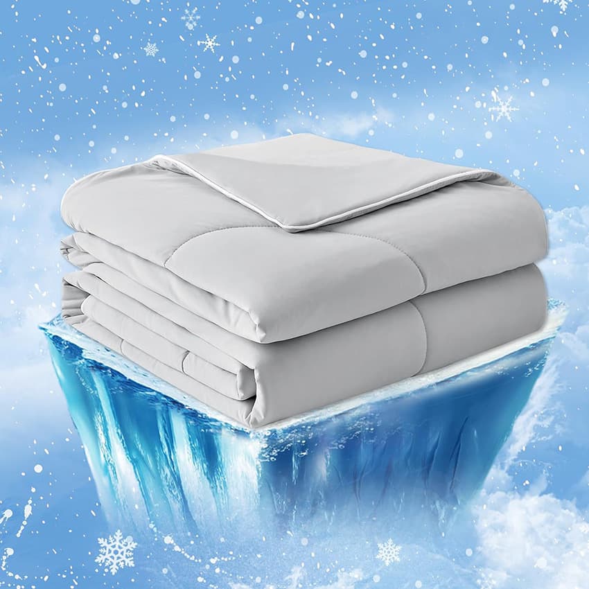 Factory wholesale 2024 Amazon best-selling summer cooling blanket, comfort level 4 or higher.