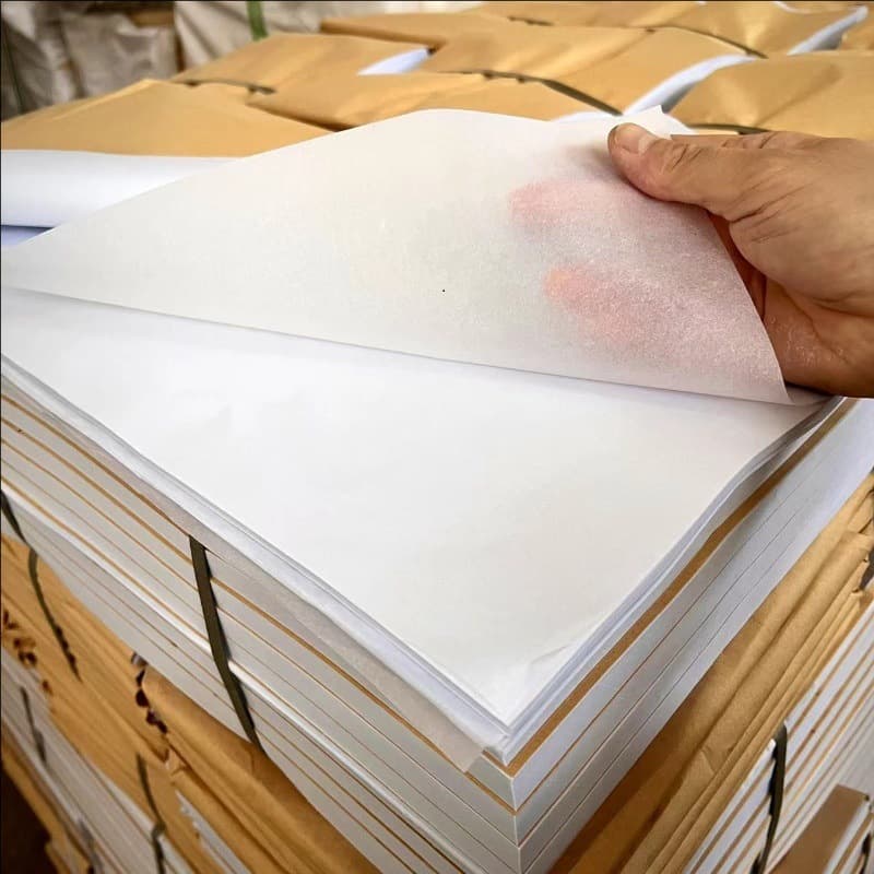 17g thin white transparent tissue paper for hardware electroplating, clothing, shoes, and flower interleaving packaging