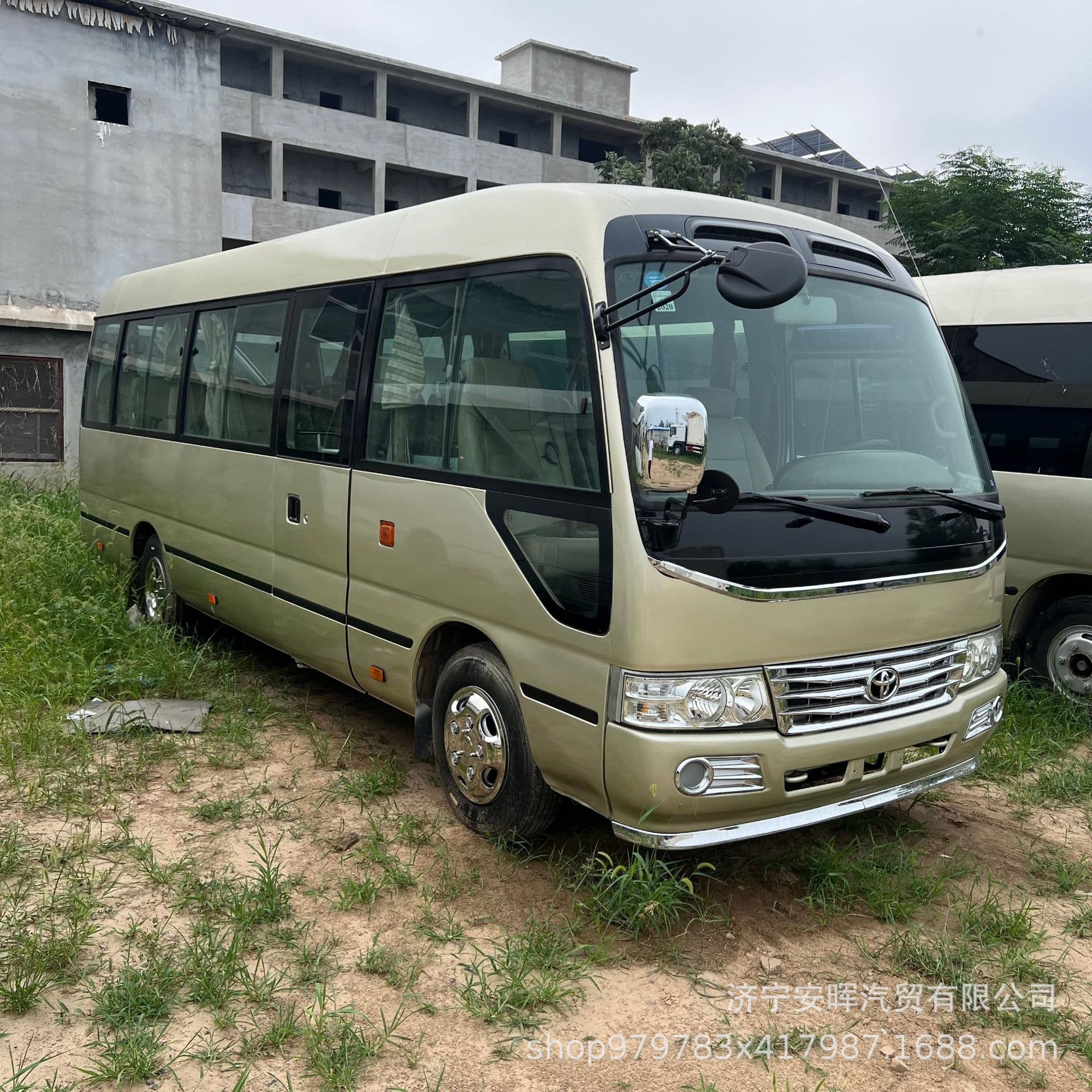 Toyota Coaster business and tourism bus, Euro III minibus exported to Africa, used 19-23 seat bus.