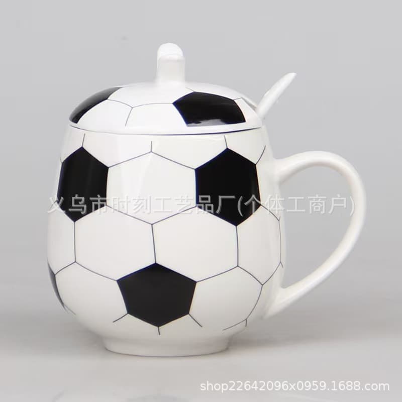 World Cup Commemorative Mug Creative Gift Ceramic Mug Basketball Water Cup Export Milk Coffee Cup