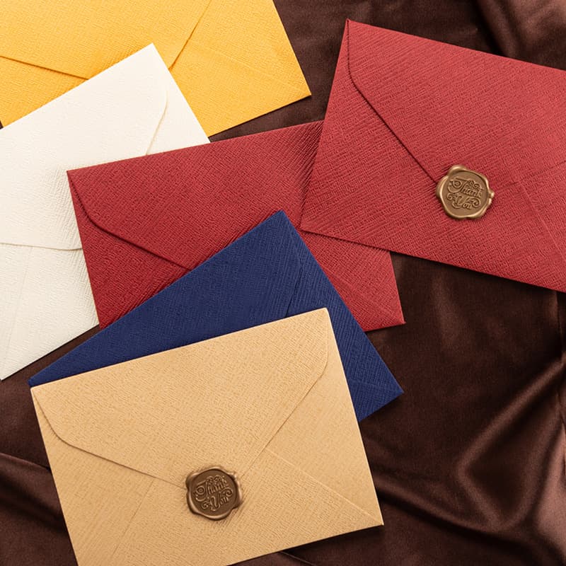 Linen Texture Letter and Envelope Set, Western-Style Triangular Envelopes, Letter Invitations, Vintage Postcards, Linen Storage Bag