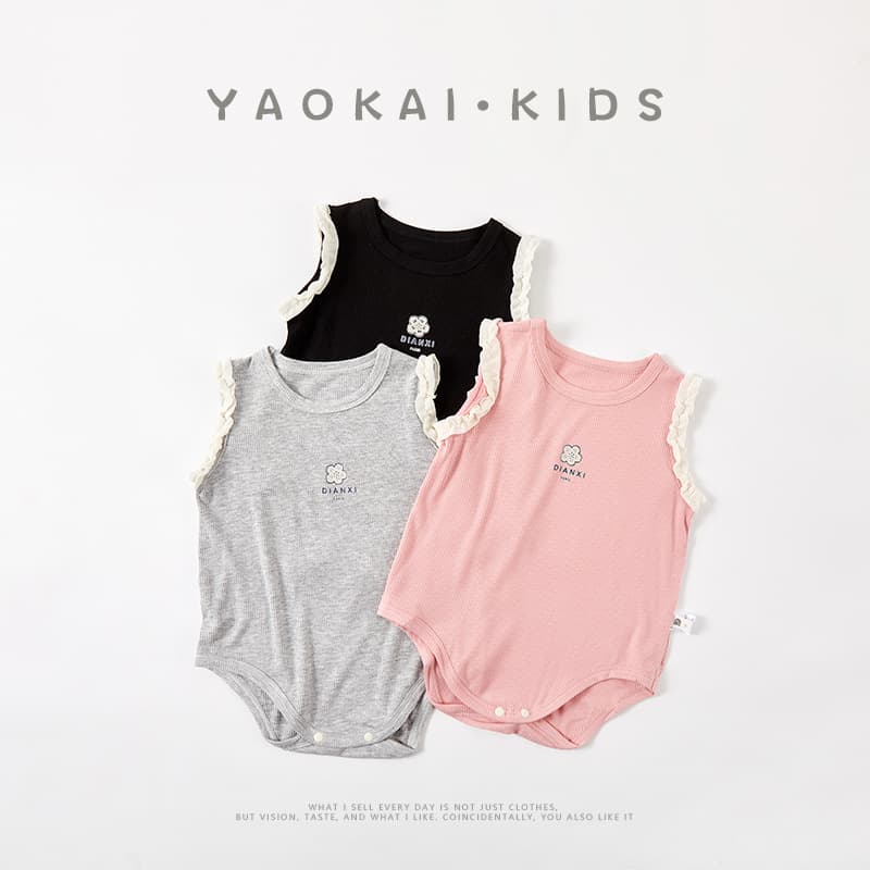 Baby Summer Clothes Cute Sweet Sleeveless Top Bodysuit Infant Soft Vest Romper Newborn Bodysuit