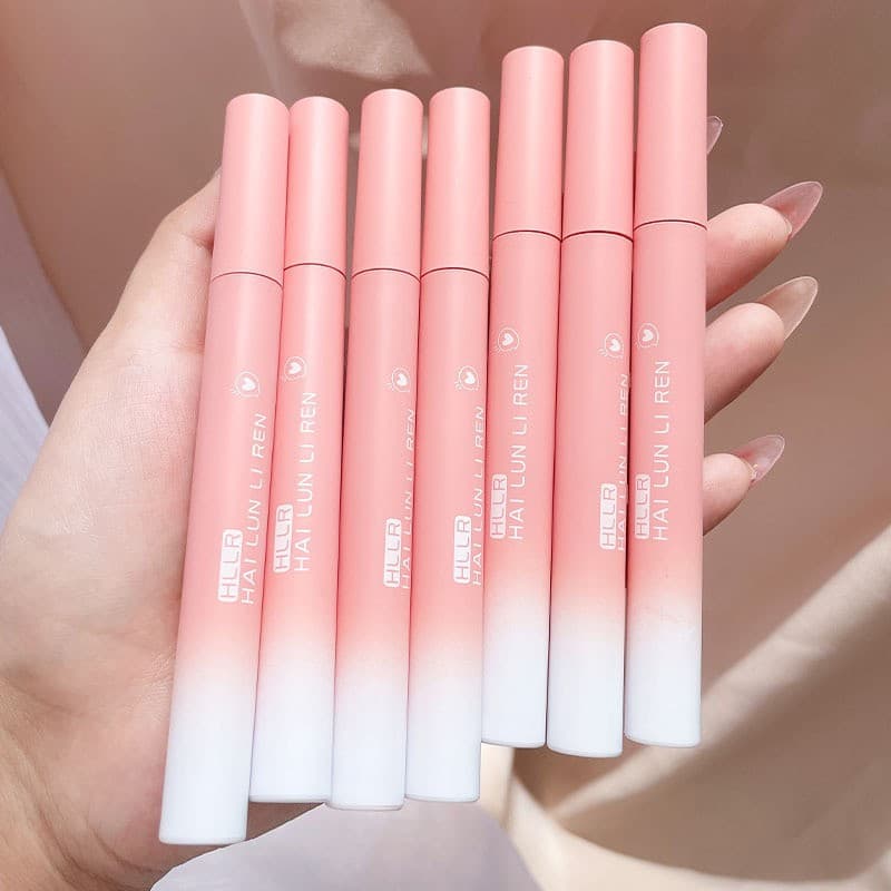 HLLR Velvet Natural Matte Lip Gloss Lip Line Reduction Brightening Lip Color Affordable Student Makeup Lipstick Wholesale Drop Shipping
