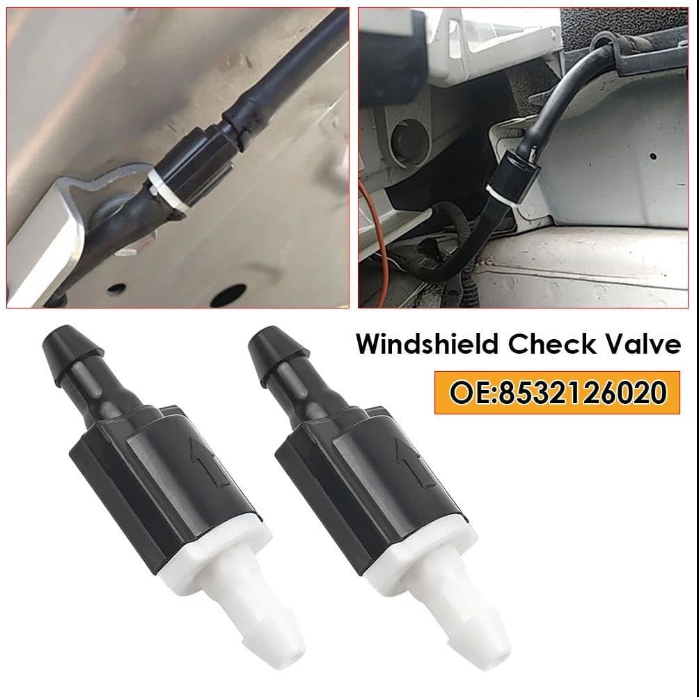 Compatible with Lexus Car Washer Hose Check Valve Wiper Water Pipe One-Way Valve W208 8532126020