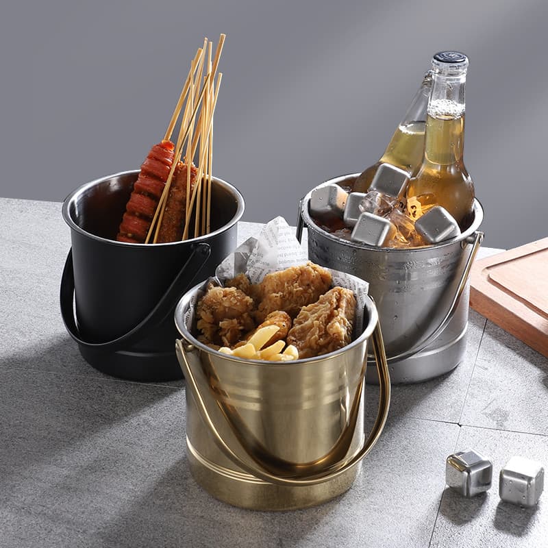 Ice Bucket KTV Bar Supplies Champagne Bucket Commercial Ice Pellet Bucket Creative Beer Popcorn Chicken Fries Skewer Bucket
