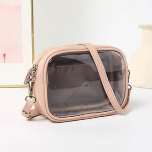 Women's Bag 2026 New Transparent Mini Crossbody Bag Trendy Cosmetic Bag Women's Cross-border Shoulder Bag Bags