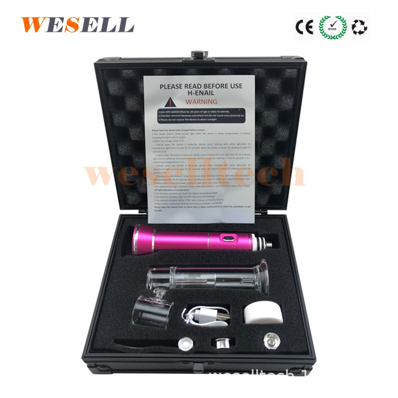 Hot Selling Export Henail Wax Dry Burning Set Water Tobacco Glass Dnail Hookah Filter