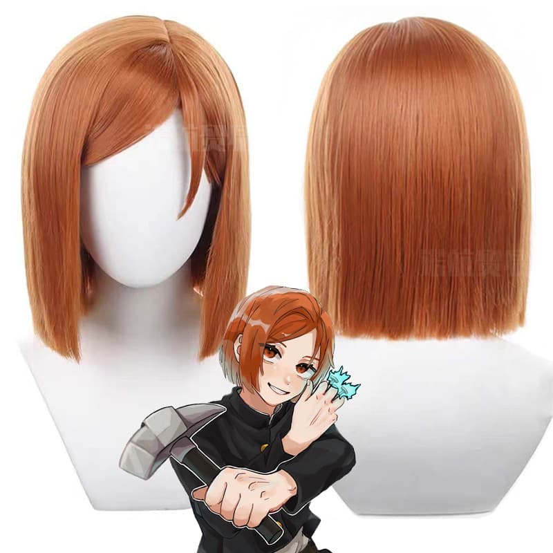 Nobara Kugisaki Jujutsu Kaisen Styled Cosplay Wig
