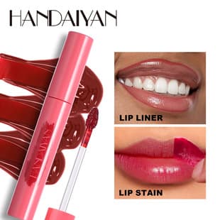Cross-border Peel-off Lip Gloss 6 Colors Lipstick handaiyan Matte Lip Gloss Matte Finish Long-lasting Color Staining Peel-off Lip Gloss