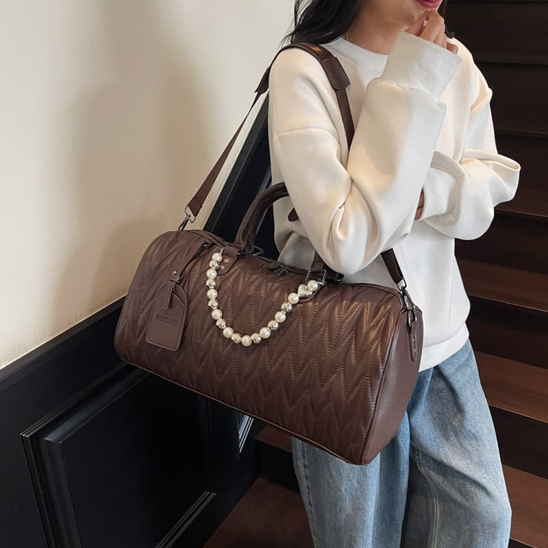 Wet and dry separation sports fitness bag, fashionable Korean style women's yoga fitness bag, short-distance cover, trolley travel bag wholesale
