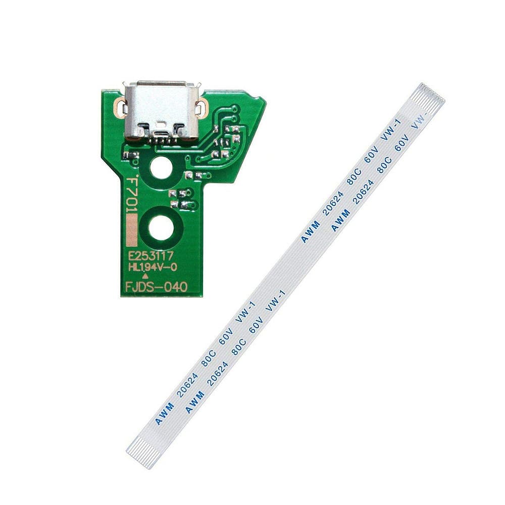 Compatible with PS4 Charging Port PS4 Controller Charging Interface Controller Repair Parts JDS-001 030 040 050