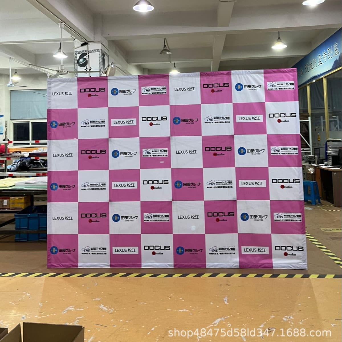 Outdoor Windproof Pull-Net Display Stand Folding Display Rack Signature Wall Transfer Fabric Truss Backdrop Outdoor Advertising Wall