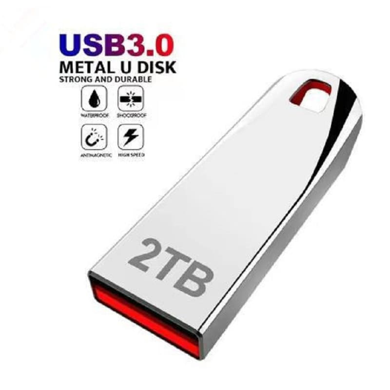 Cross-border Metal USB Flash Drive 32GB 64GB 128GB 256GB 512GB Upgrade to 1TB Large Capacity U Disk Expansion U Disk 2TB Wholesale