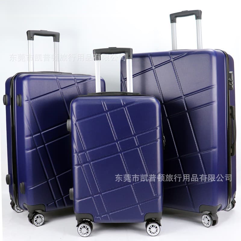 ABS suitcase portable password box suitcase factory three-piece trolley case foreign trade export boarding case cross-border