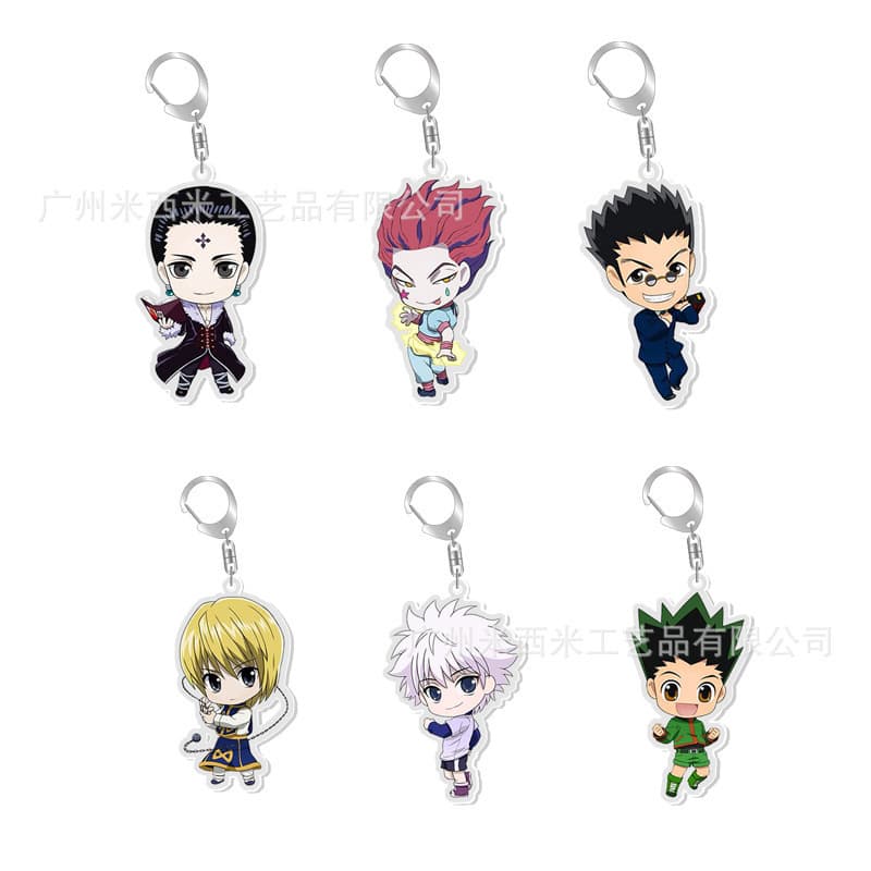 Full-time Gon Freecss Kite Hunter King Meruem Killua Zoldyck Keychain Pendant Decoration