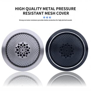 Car Tweeters Audio Silk Dome Aluminum Alloy Tweeters High-Frequency Speakers Small Tweeters Vehicle Car Tweeters