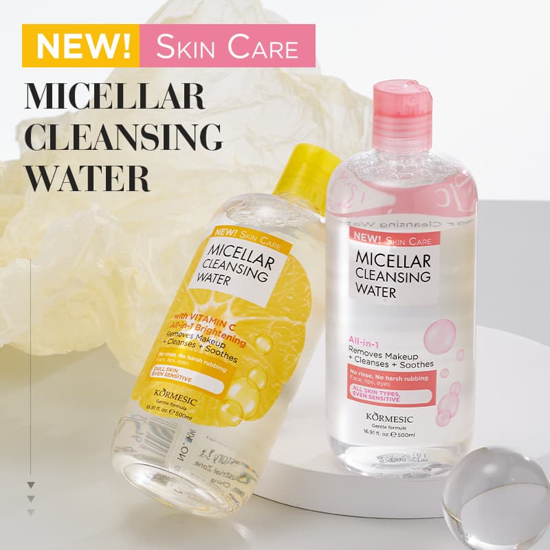 Cross-border stock, full English, gentle facial makeup remover for cleansing eye shadow and lipstick