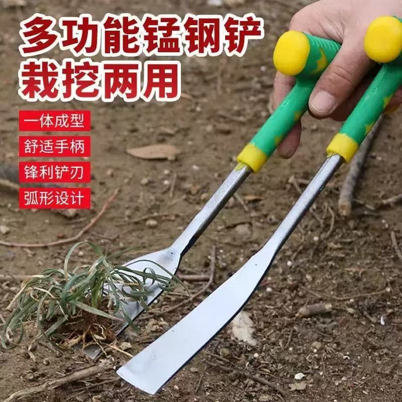 Tools for digging shepherd's purse and garlic flowers: shovel, vegetable planting, weeding, outdoor shovel, gardening tool for digging wild vegetables, planting, digging, and weeding.
