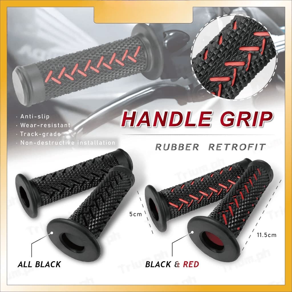 Motorcycle Handlebar Grip RCB Handlebar Rubber Anti-Slip Grip Universal Handle Grip Cross-Border Hot Selling Model