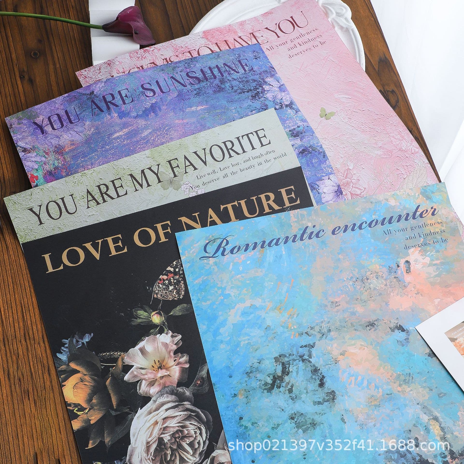 Ximeng Garden Oil Painting Style Air Paper Kraft Paper Flower Wrapping Paper Floral Materials