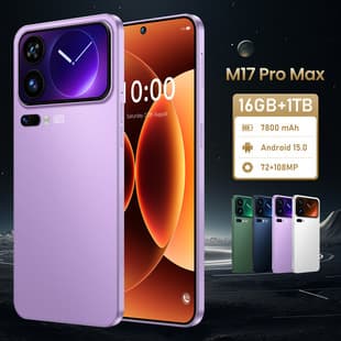 Hot Selling M17 Pro Max Android Smartphone 4+64G Foreign Trade 4G Full Netcom Phone