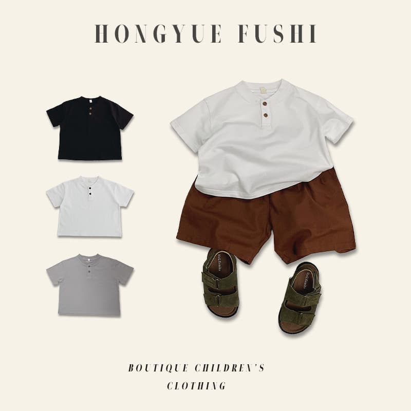 Boys Stand Collar Polo Shirt Summer Trendy Short Sleeve T-Shirt Kids Solid Color Casual Toddler Pure Cotton Shirt Thin Top