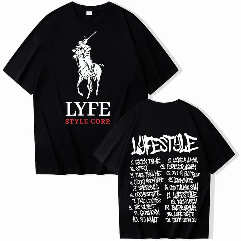 【Cross-border EU Size】Yeat Lyfestyle 2025 T-shirt Men Women Harajuku