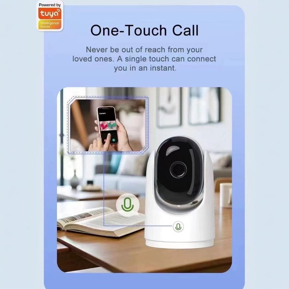 Tuya 4MP One-Touch Call Camera PTZ Smart Indoor Security Home Wireless Network Camera