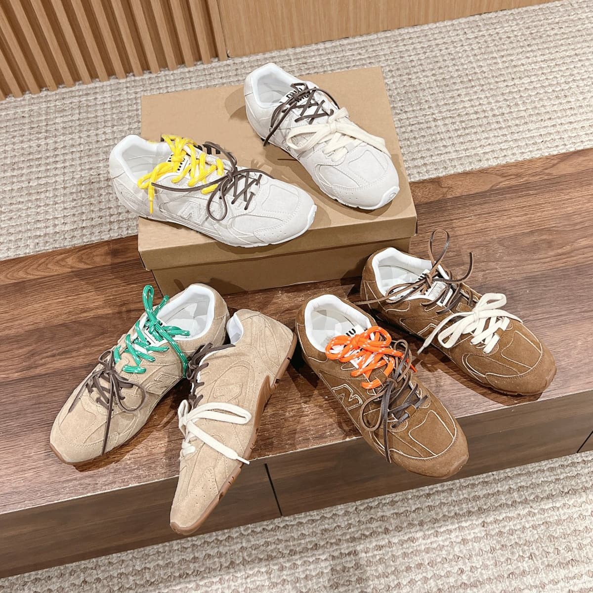 530 Co-branded German Training Shoes Women's Retro Genuine Leather Casual Sports Shoes Couple Style Niche Agassi Shoes Men's Running Shoes