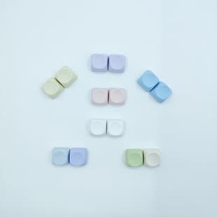 PBT MOA Keycaps, Rounded Corners, 1.7mm Thickness, Frosted Macaron Colors, Mechanical Keyboard Keycaps, Dye-Sublimated