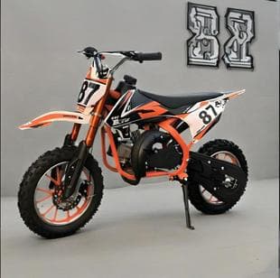 New Kids KTM 2-Stroke Gasoline Off-Road Bike Adult 49CC Track Mini Motorcycle Dual-Wheel Mountain Bike