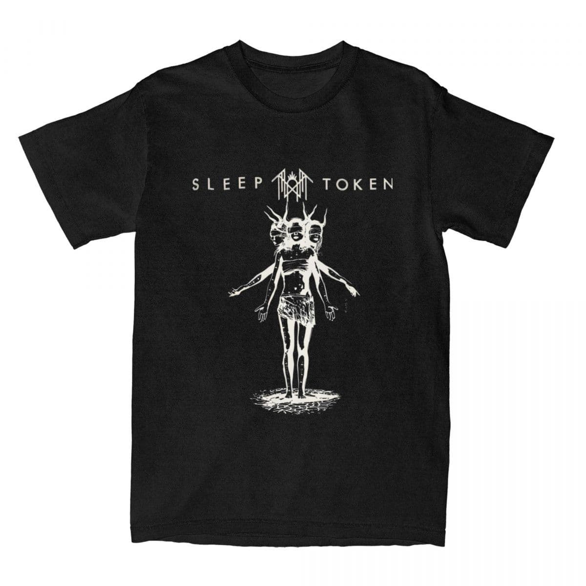 Long-term 2025 Sleep Token Popular Band High-End Printed T-Shirt Luxury Men and Women Cross-Border Animation Trend