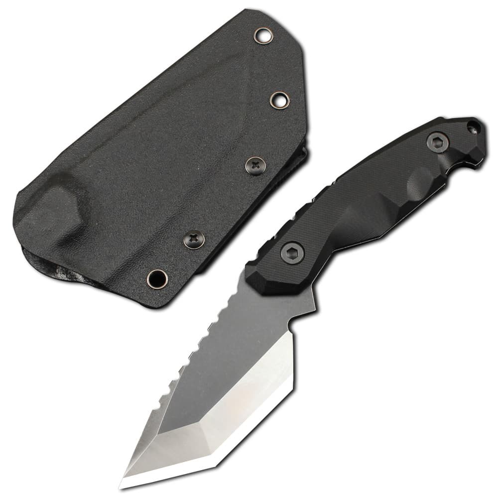 Cross-border Hot Selling D2 Straight Knife Camping Outdoor Full Tang High Hardness Sharp Survival Knife Pocket Portable Knife