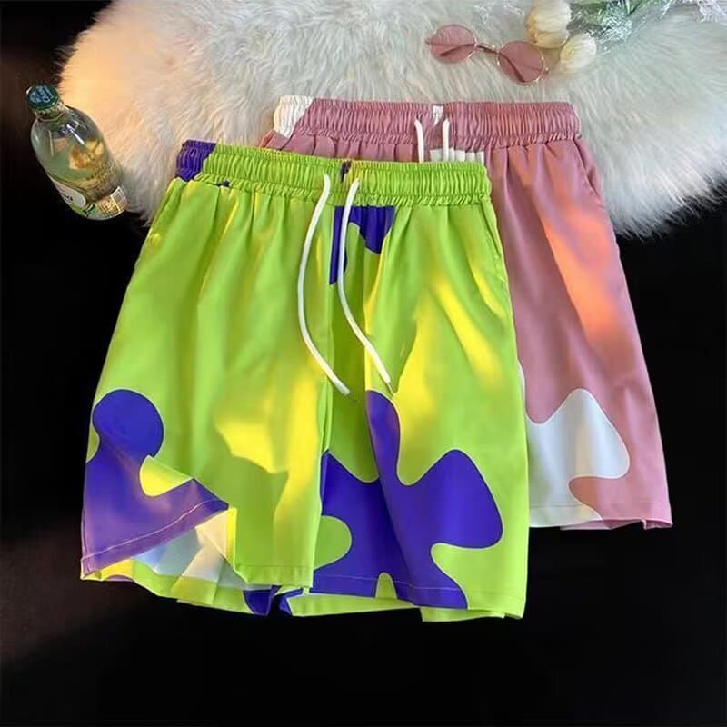 Patrick Fashionable Men's Shorts Summer Thin Sports Casual Large Pants Teenager Basketball Loose Five-point Pajama Pants