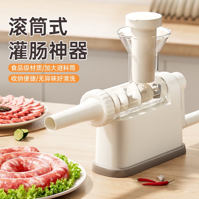 Wholesale Sausage Stuffer Rotating Hand Crank Sausage Filler Home Sausage Making Machine Casing Tool Food Grade
