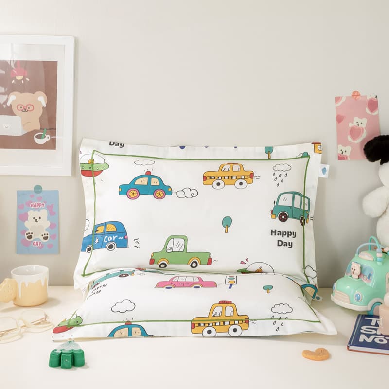60 Sateen Long-Staple Cotton Children's All-Cotton Pillowcase, Student Dormitory Pure Cotton Pillow Cover 30*50 Class A Baby Small Pillowcase