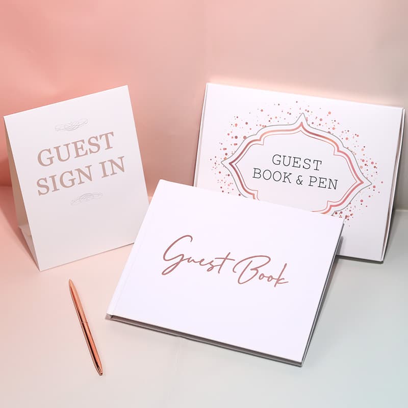 Cross-border Guest Book, Guest Registration Book, Wedding Guest Book, Notebook Gift Box Set