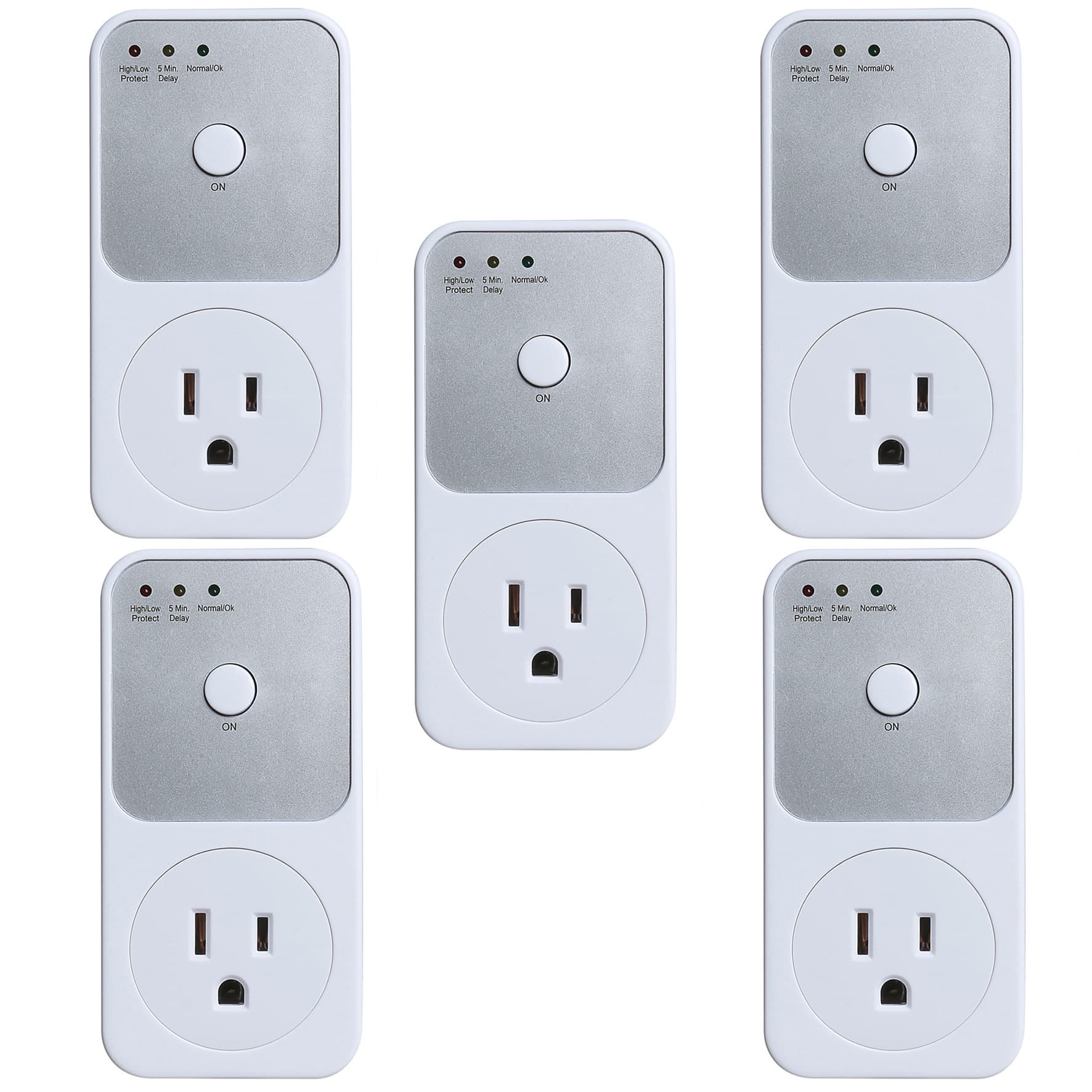 Multi-socket American-style socket, multi-functional refrigerator protector, kitchen socket, high and low voltage protector.