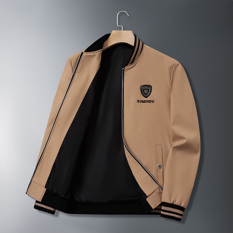 New European station trendy brand style embroidered men's jackets baseball collar popular tops jackets casual and versatile