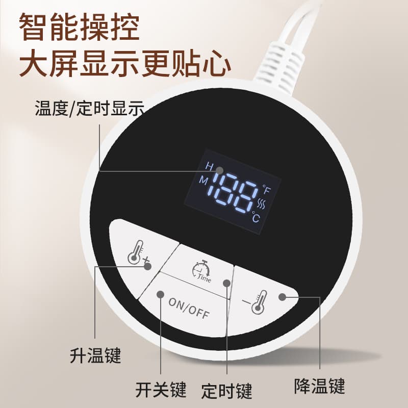 New cross-border electric blanket, smart temperature control heating blanket, nap blanket, washable US standard electric blanket