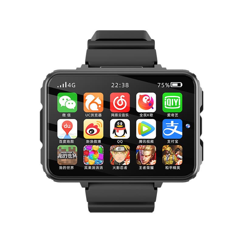 [Cross-border] VP999 large screen HD camera watch 4G pass watch call card large battery