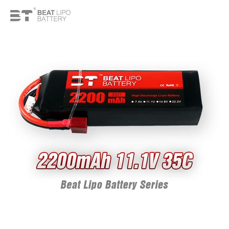 BT LIPO Battery 2200mAh / 3S / 11.1V / 35C / RC Airplane Battery