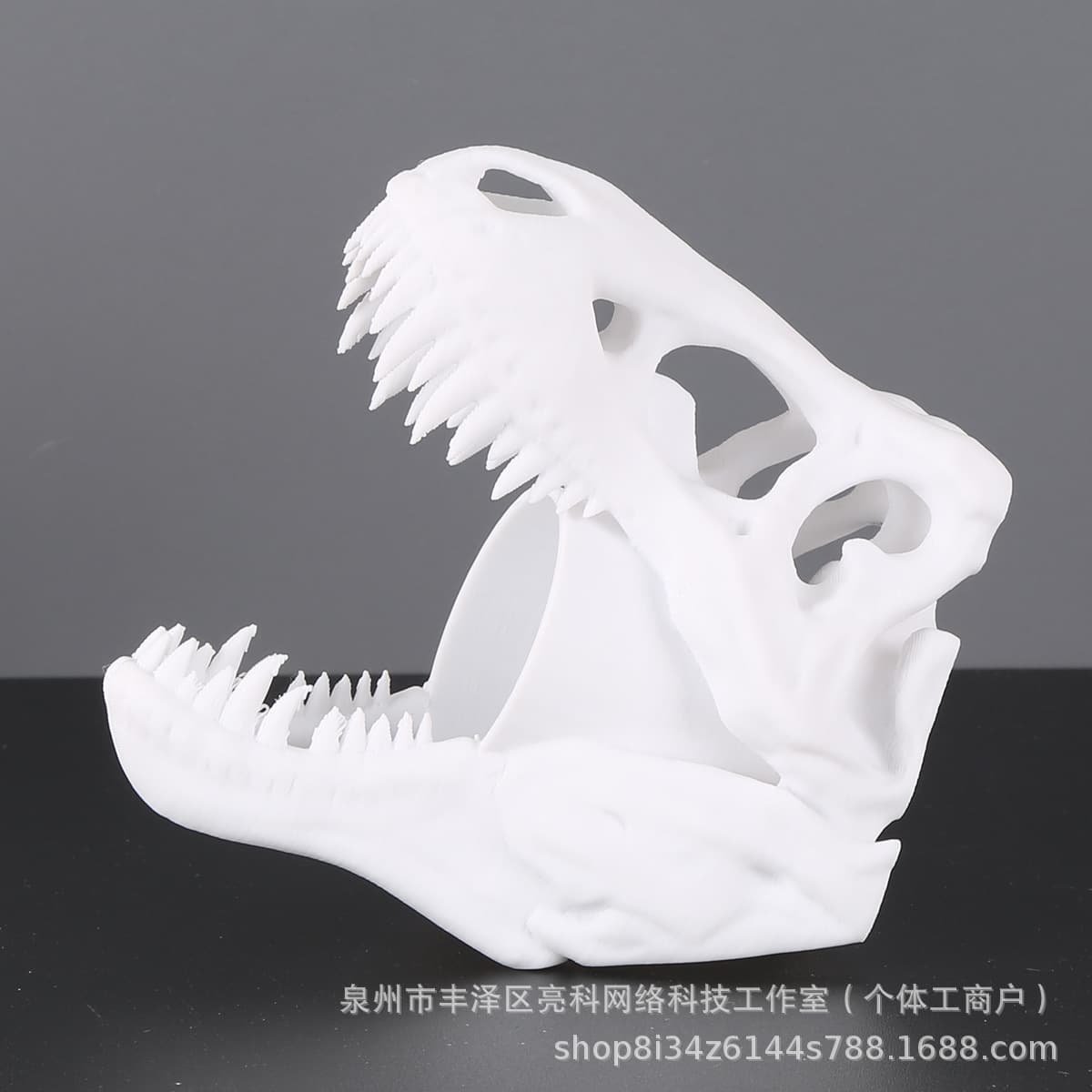 1 piece of creative dinosaur head pen holder, home desktop decoration, suitable for home and office
