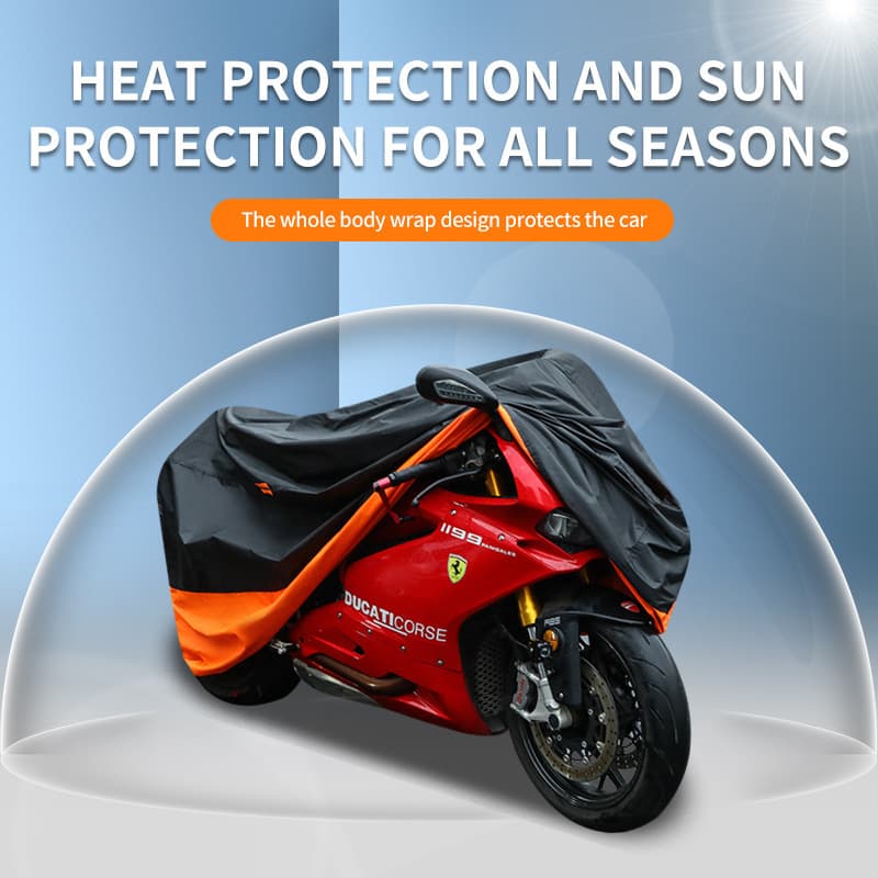 Motorcycle Cover Rainproof Dustproof Electric Scooter Cover Waterproof Rain Cover Thickened