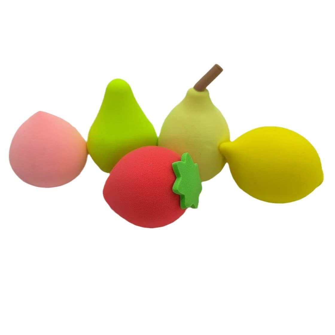 Fruit Beauty Egg Lemon Strawberry Avocado Pear Dry and Wet Dual-Use Powder Puff Makeup Soft No Powder Beauty Egg
