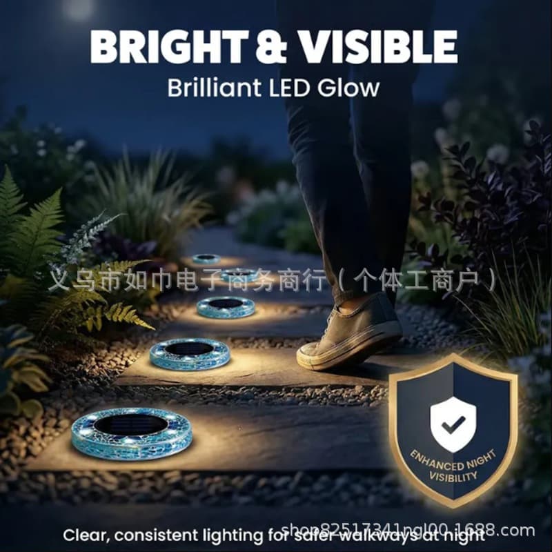 Cross-border Solar Mosaic Disk Garden Lights Solar Mosaic Disk Garden Lights