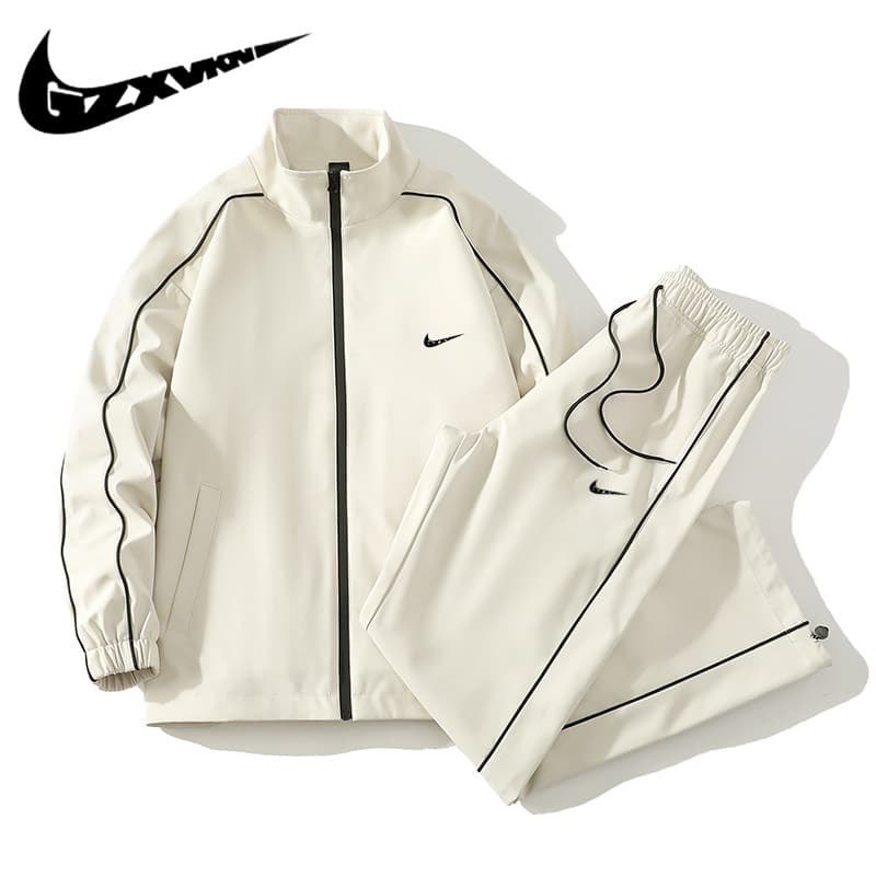 Cross-border Men's 2025 Fall New Sport Casual Set Men's Jacket Coat Cargo Pants Couple Two-Piece Set Women