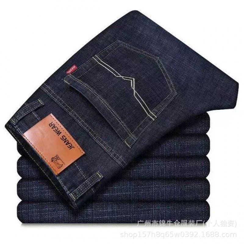 Summer Hot Selling Jinniu Warehouse Men's Jeans High Quality Straight Loose Mid-Rise Business Men's Pants