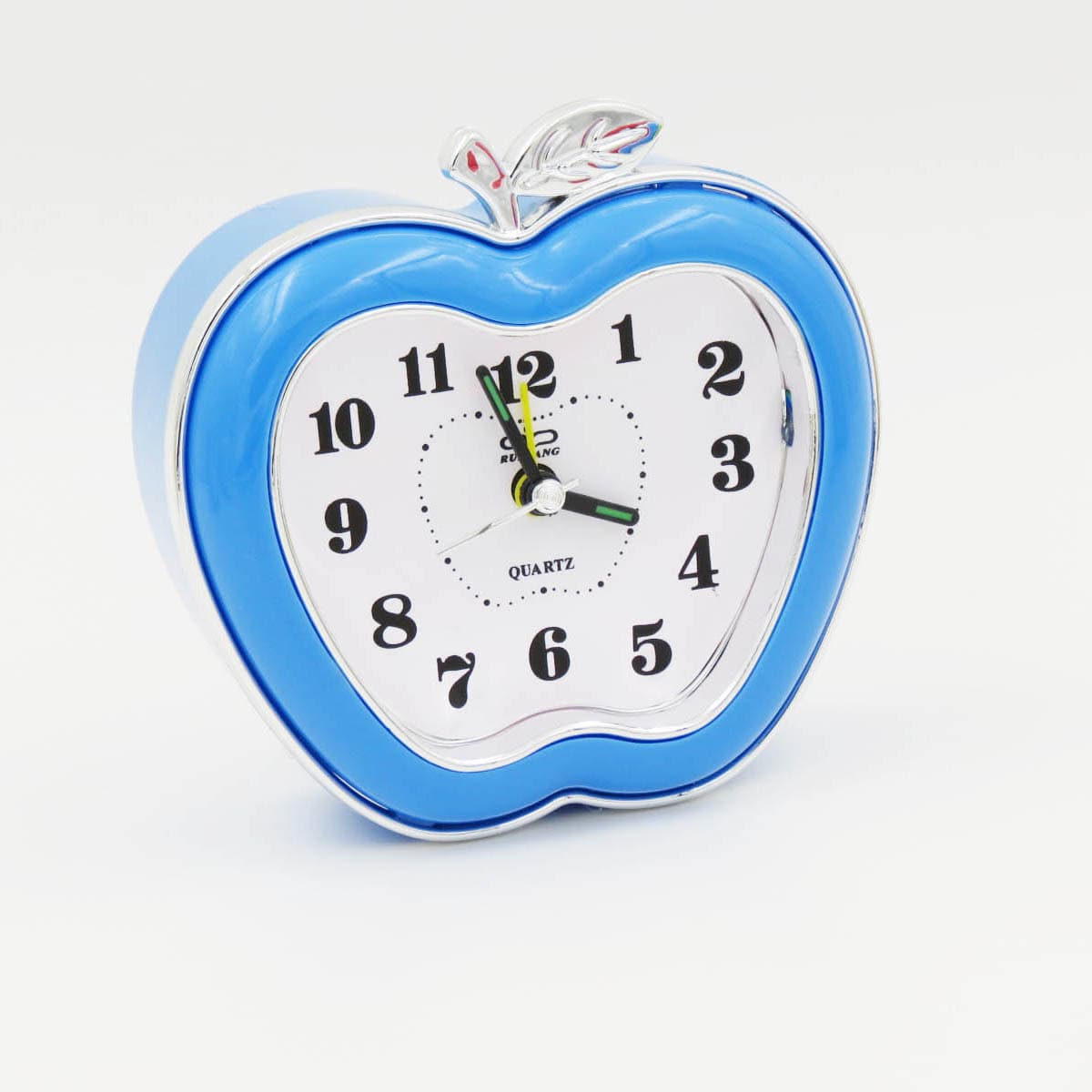 Creative Apple Alarm Clock Decorative Cute Ornament Clock for Student Children Bedroom Living Room Desktop Decoration Night Light Clock